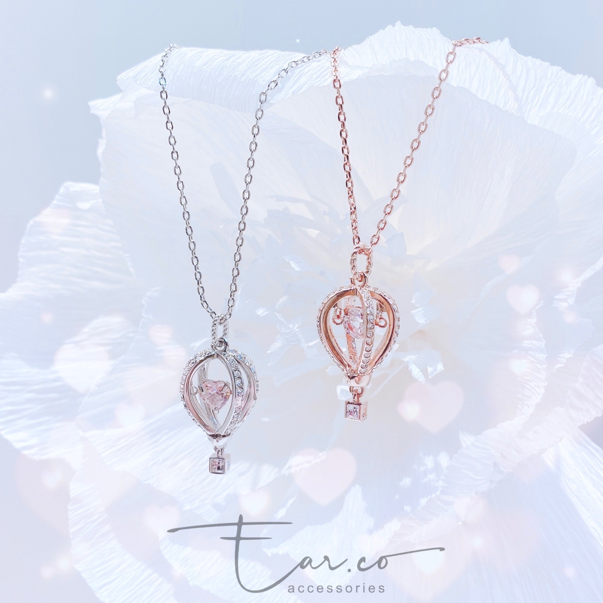 熱氣球Dancing Stone頸鏈 #A853