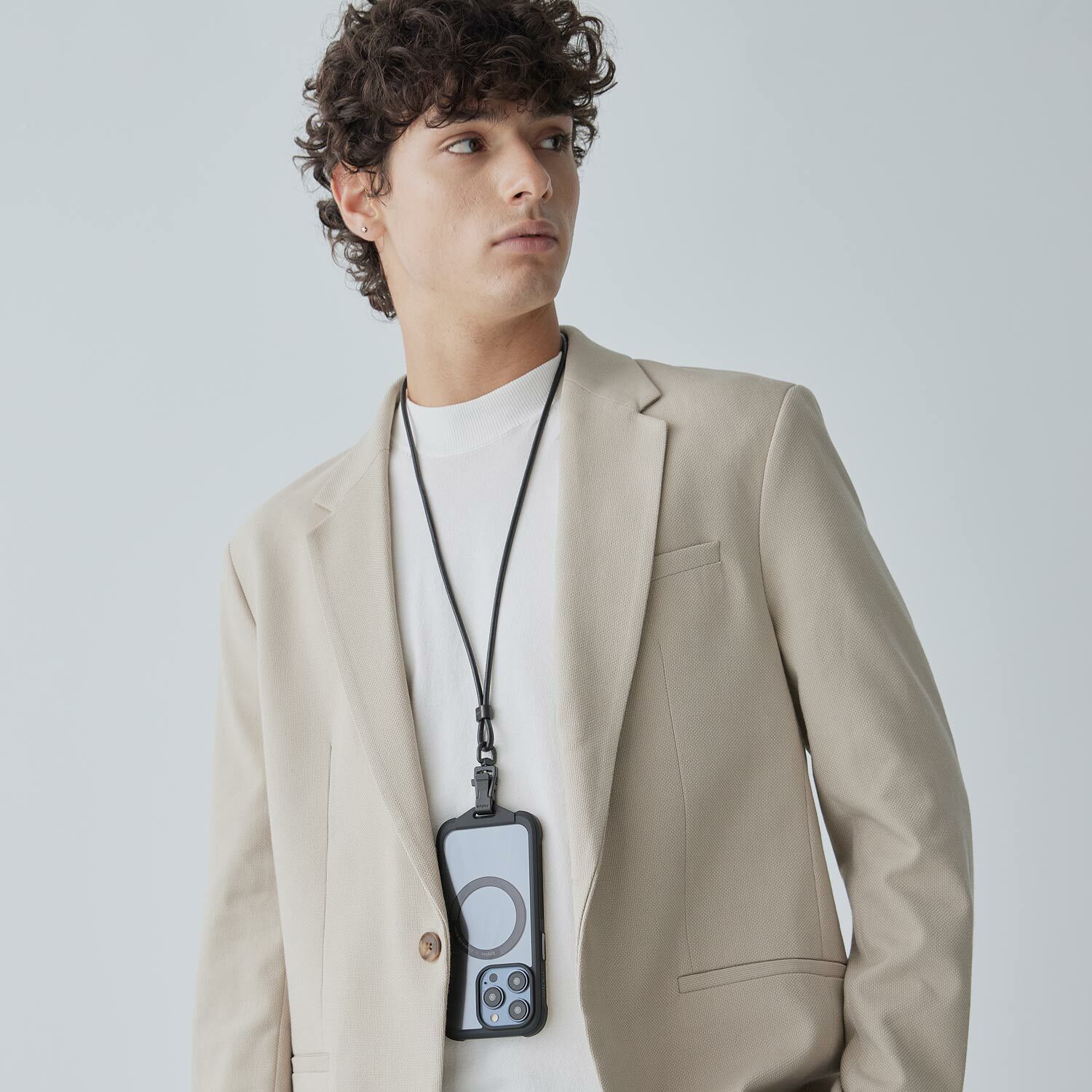 bitplay | 皮革細緻掛繩 暗夜黑/焦糖棕【bitplay官方授權經銷】