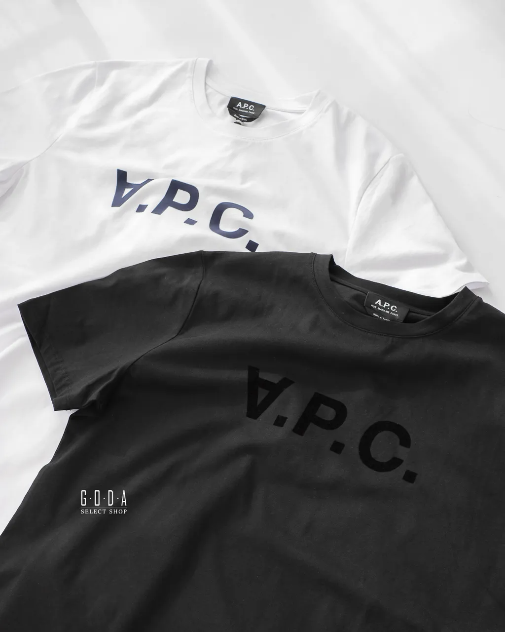 A.P.C. Vpc Blanc F T-shirt 黑色  Logo 短Tee