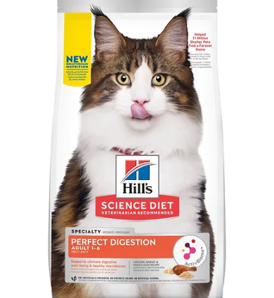 希爾思™寵物食品 成貓 1-6 Adult 1-6 完美消化糧(雞肉+大麥+全燕麥) 3.5lb 缺貨