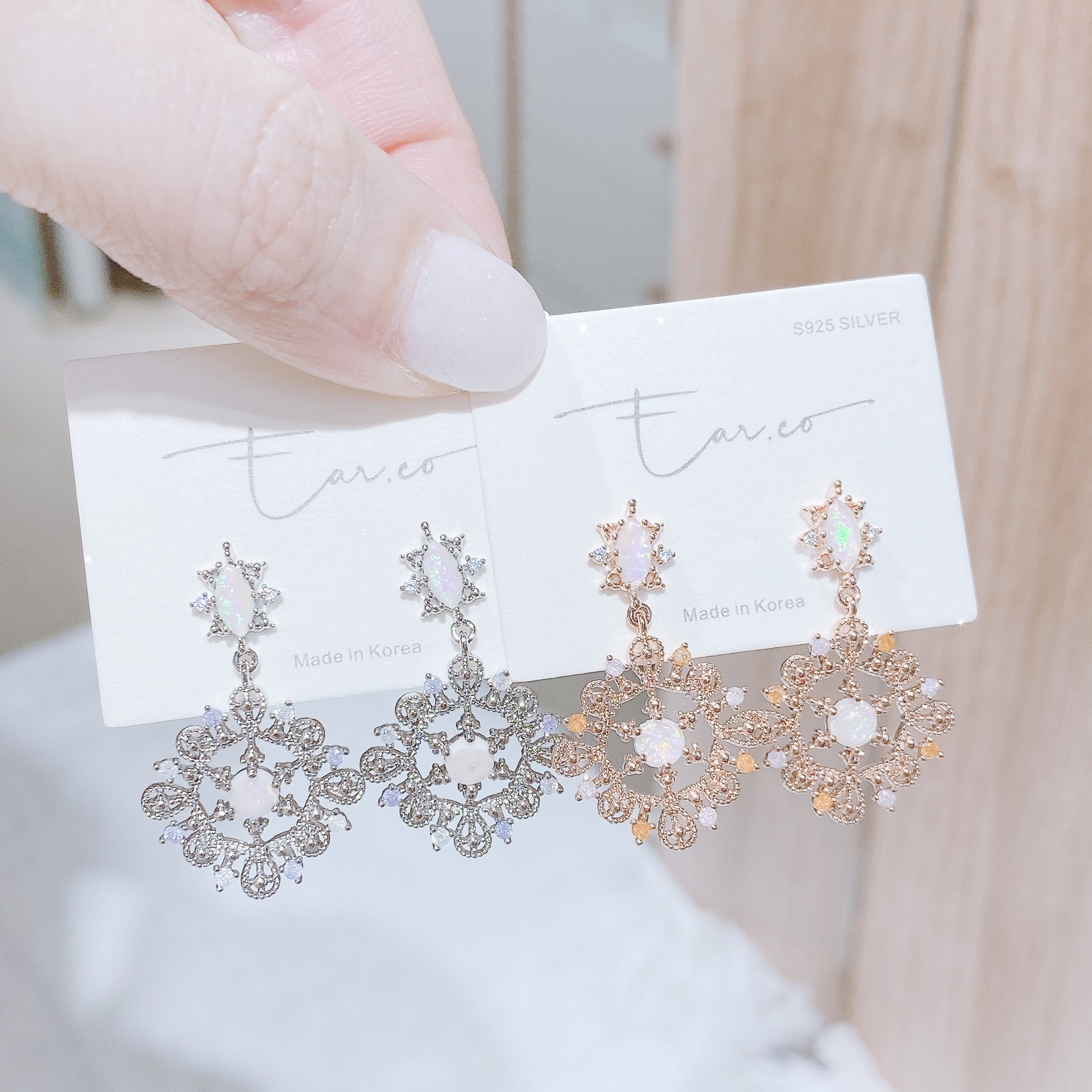 精緻宮廷風雪花 #E218