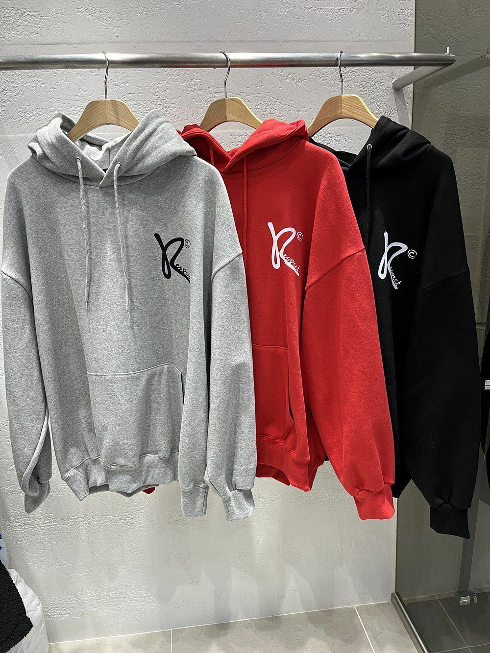 英文字連帽衛衣(薄抓毛底) 10.GVTY-0076T