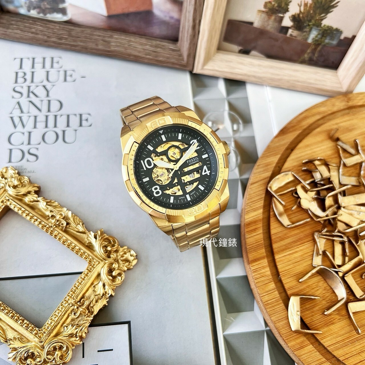 【FOSSIL】Bronson 布朗森系列開芯鏤空機械錶ME3257 48mm 現代鐘錶