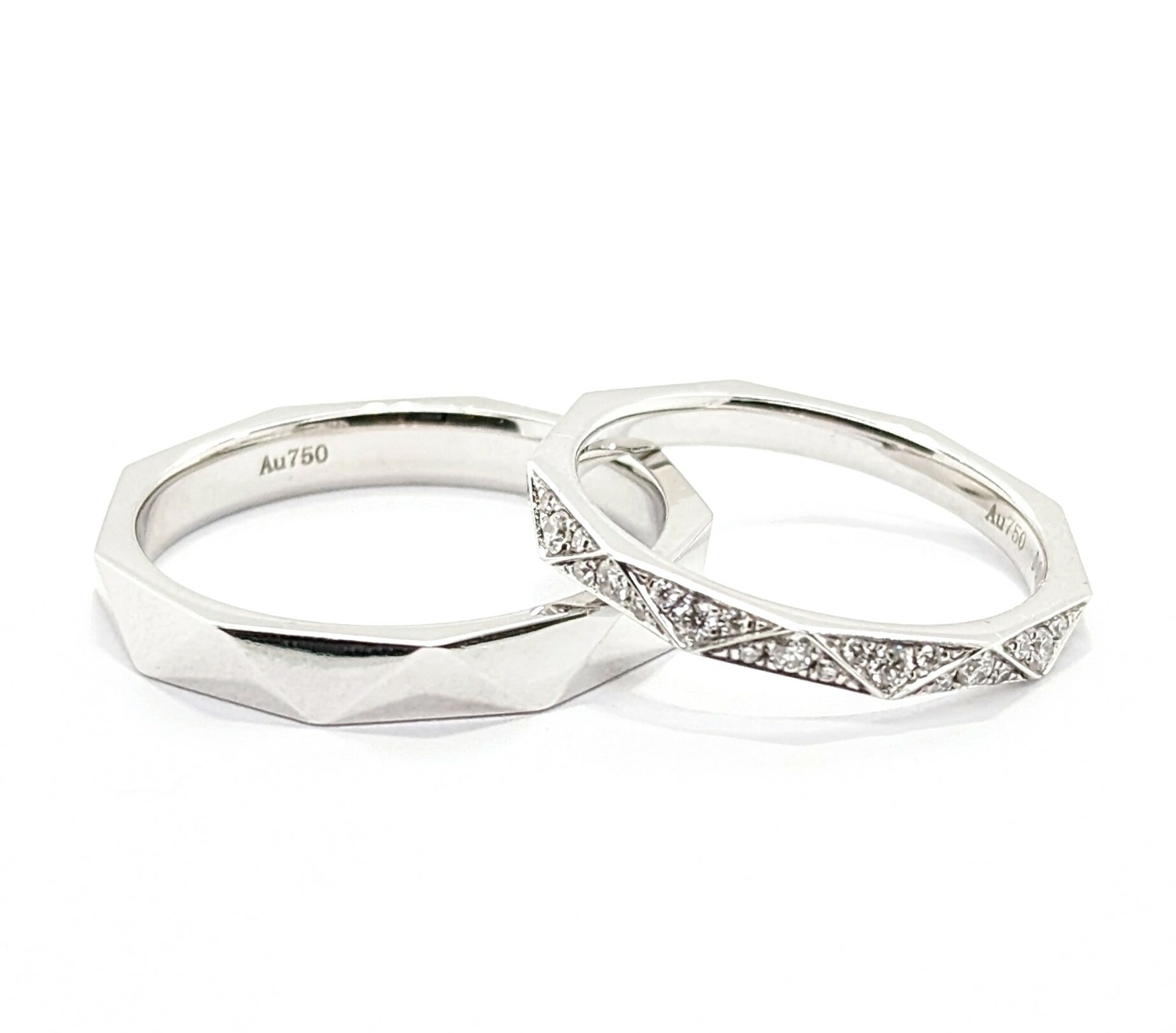 PT950鉑金天然鑽石結婚戒指