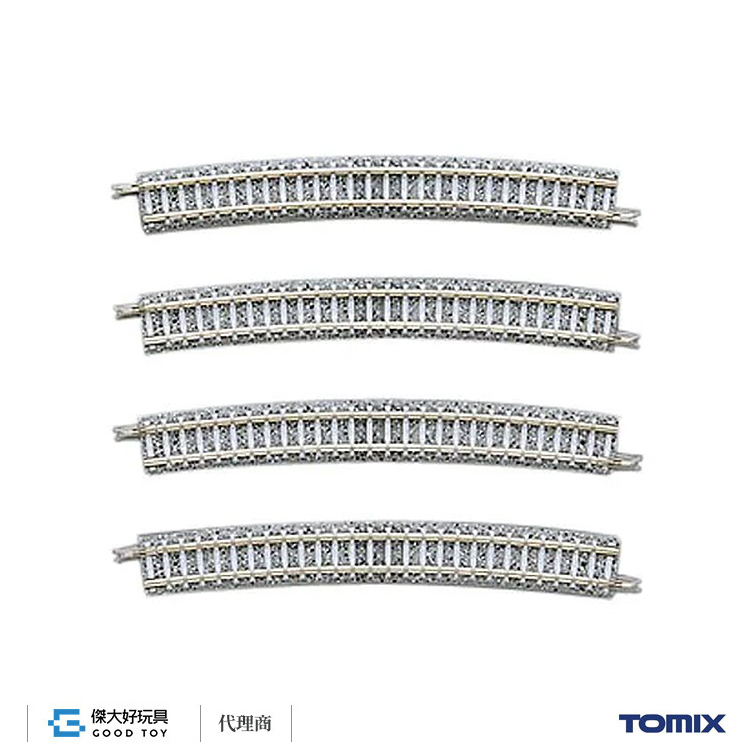TOMIX 1193 彎軌 C541-15-PC(F) (4入) 水泥枕