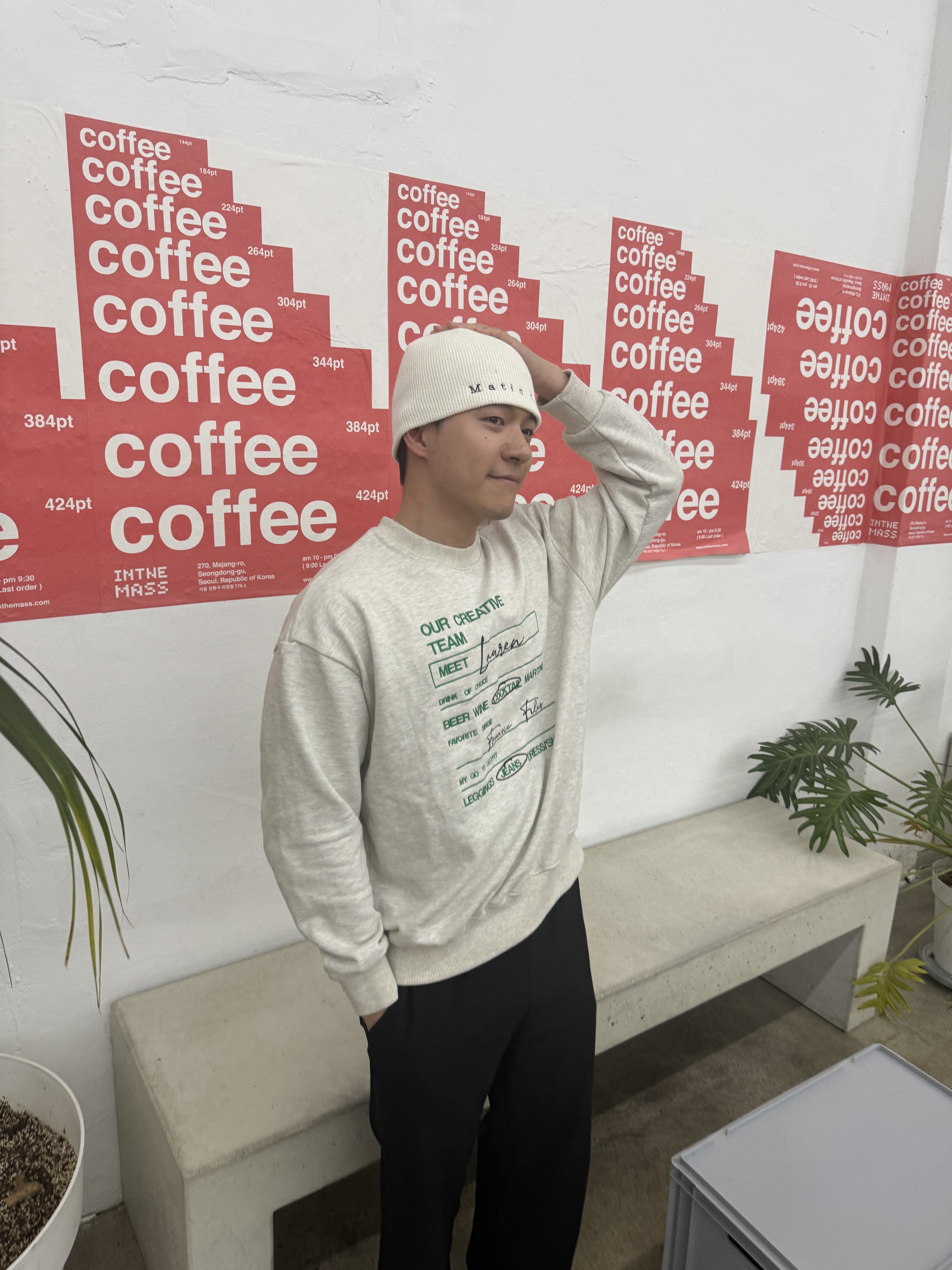 現貨｜線條帳單大學T