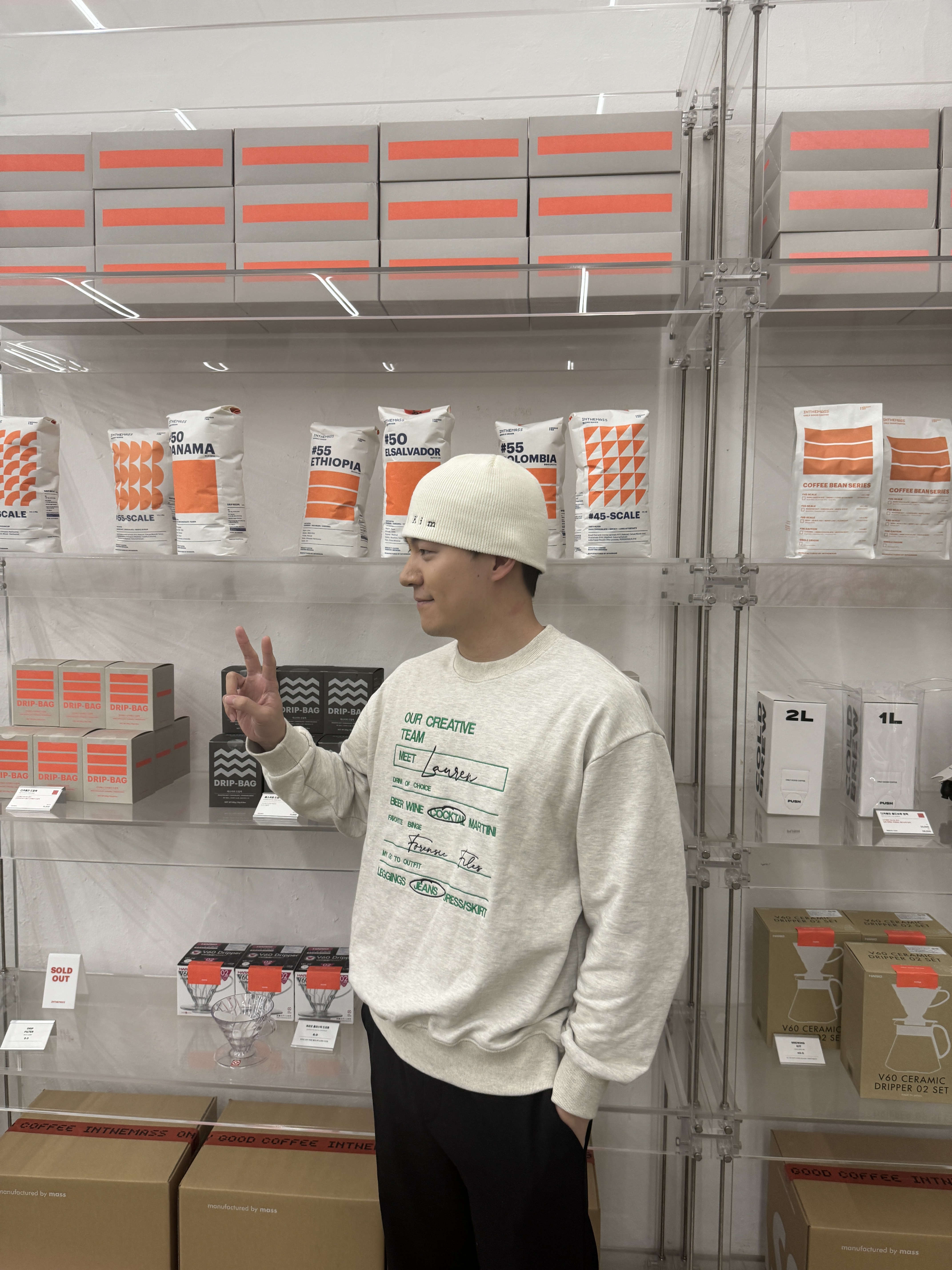 現貨｜線條帳單大學T