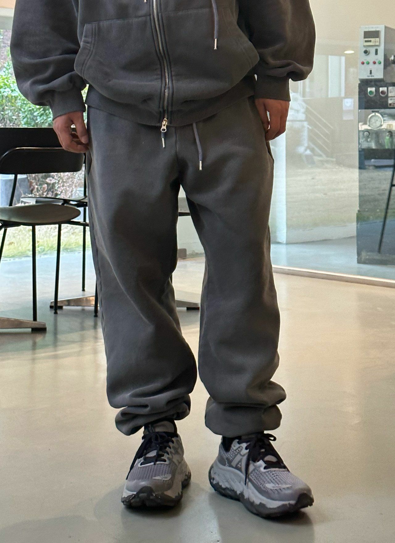 洗水棉質束腳運動褲 PEPPER-010P