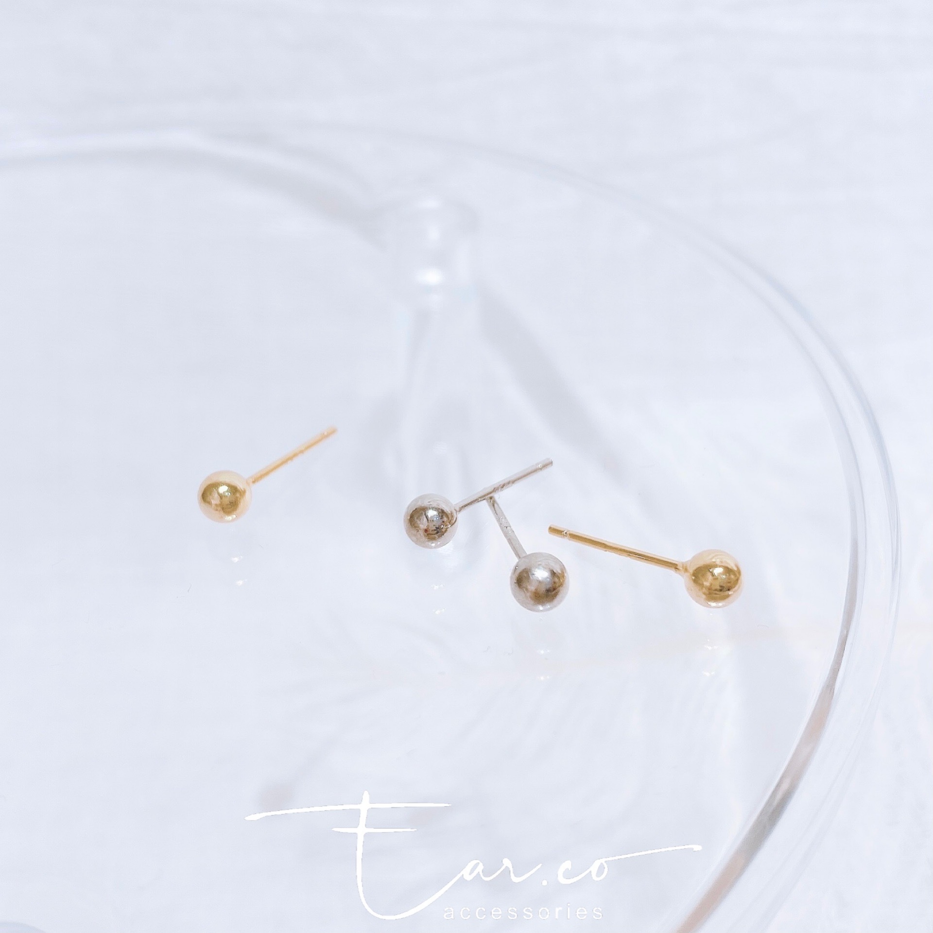 養耳純銀小豆豆 #A823