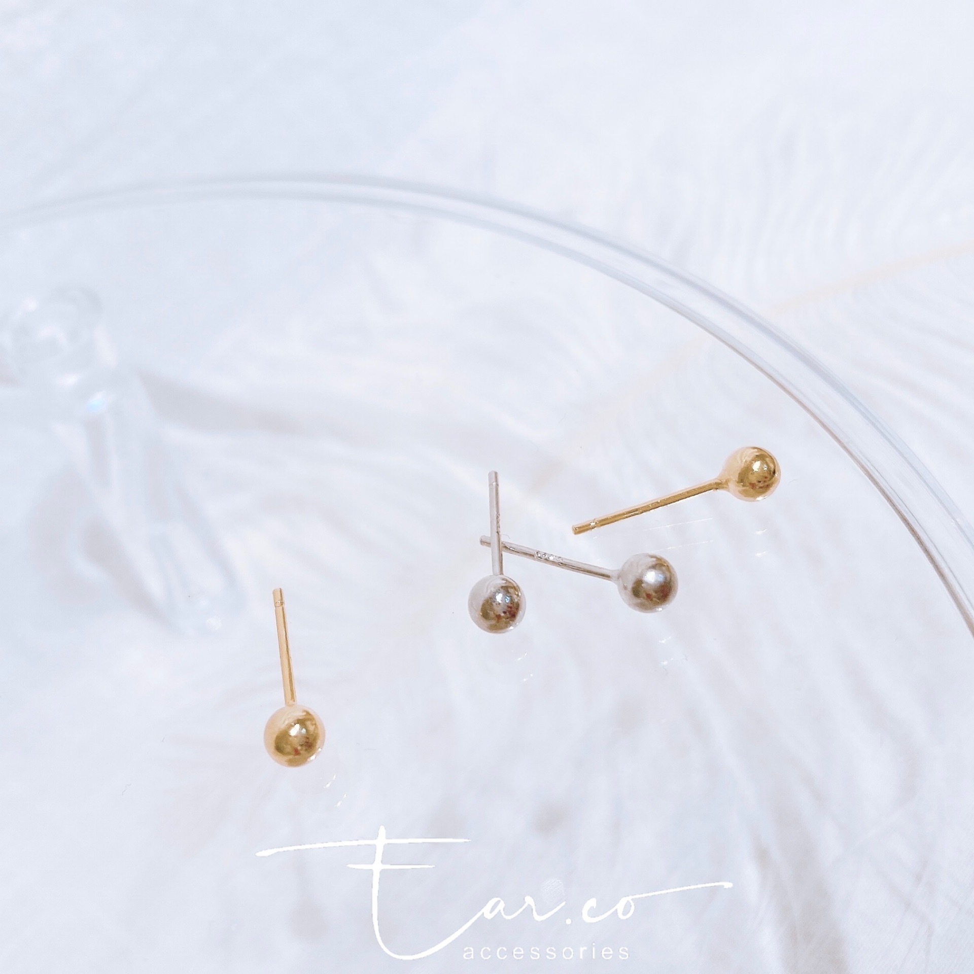 養耳純銀小豆豆 #A823