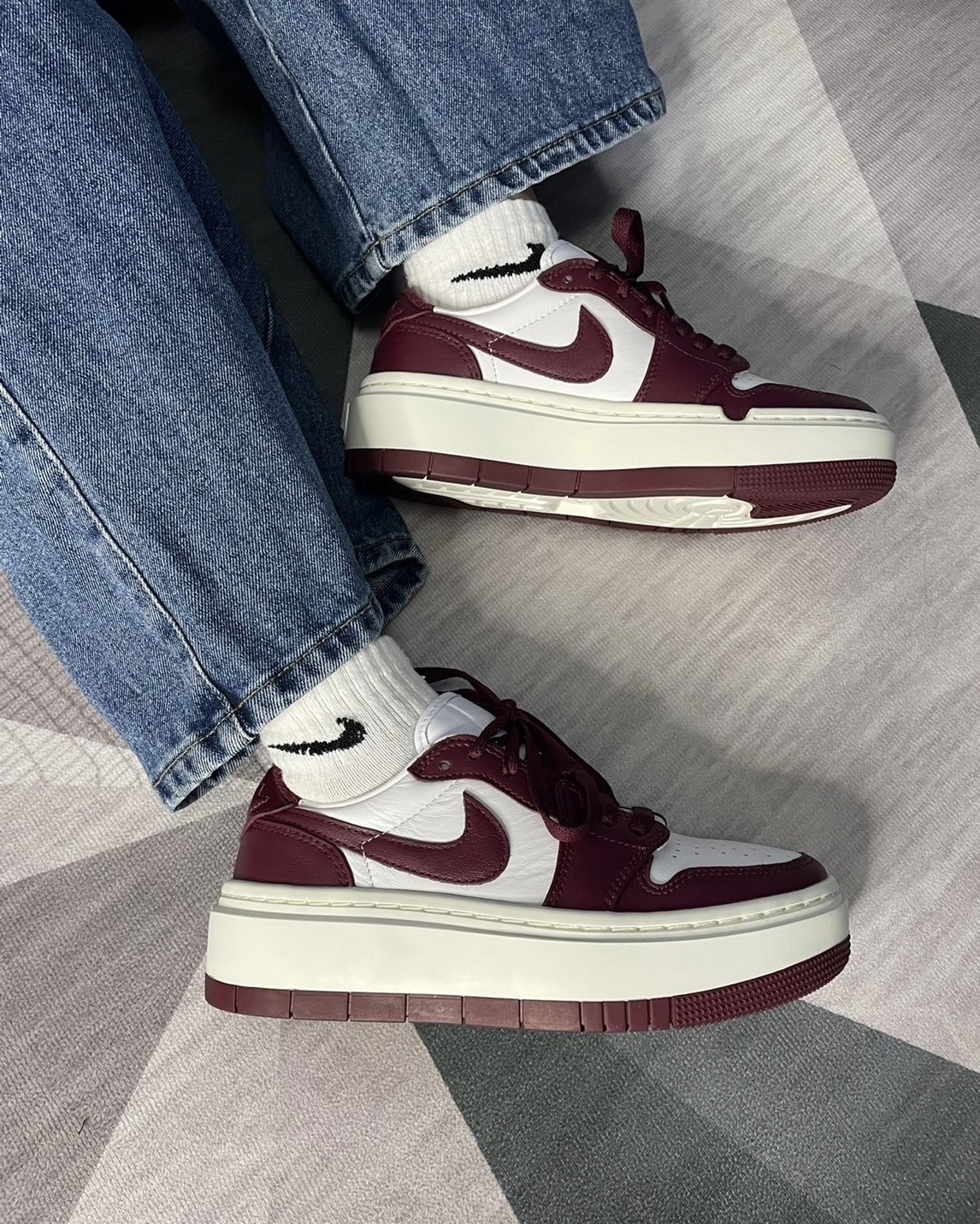 KTQ STORE ‧  Nike Air Jordan 1 Elevate 酒紅 DH7004-161