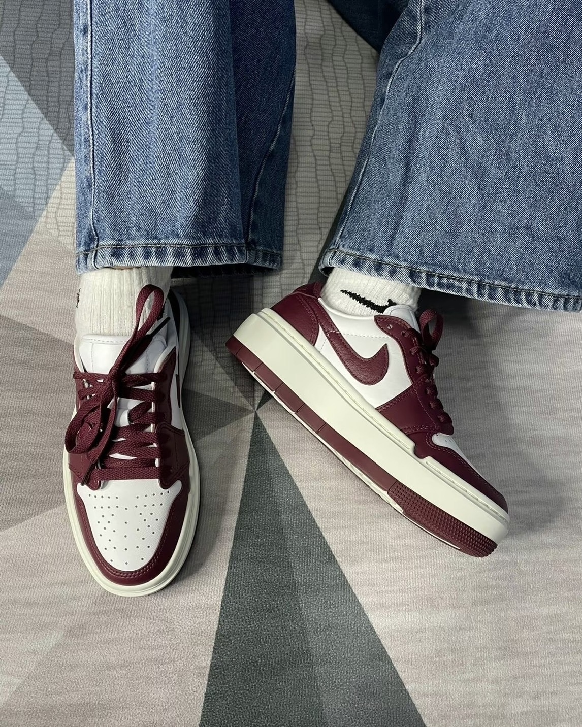 KTQ STORE ‧  Nike Air Jordan 1 Elevate 酒紅 DH7004-161