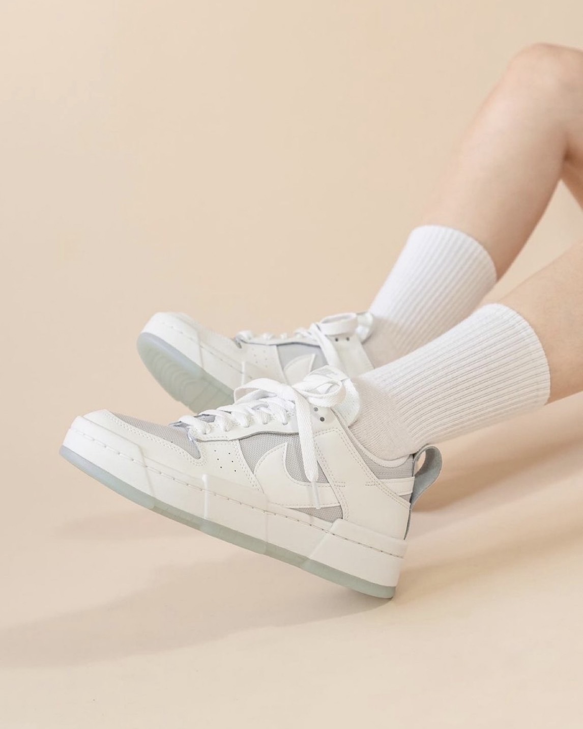 KTQ STORE ‧  NIKE W DUNK LOW DISRUPT 白灰 CK6654-001