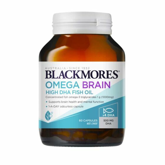 BLACKMORES - 高濃度DHA深海魚油 60粒 (健腦配方)