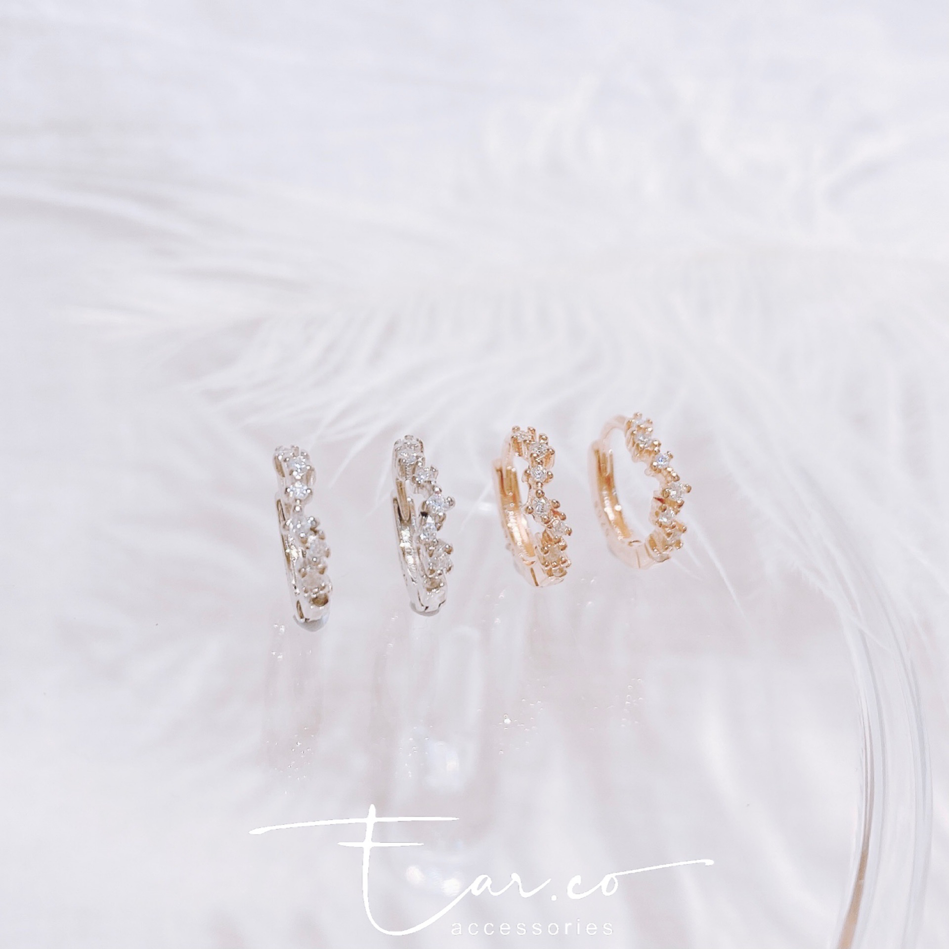 北斗流星純銀耳圈 [睡覺不用脫! ] #A809