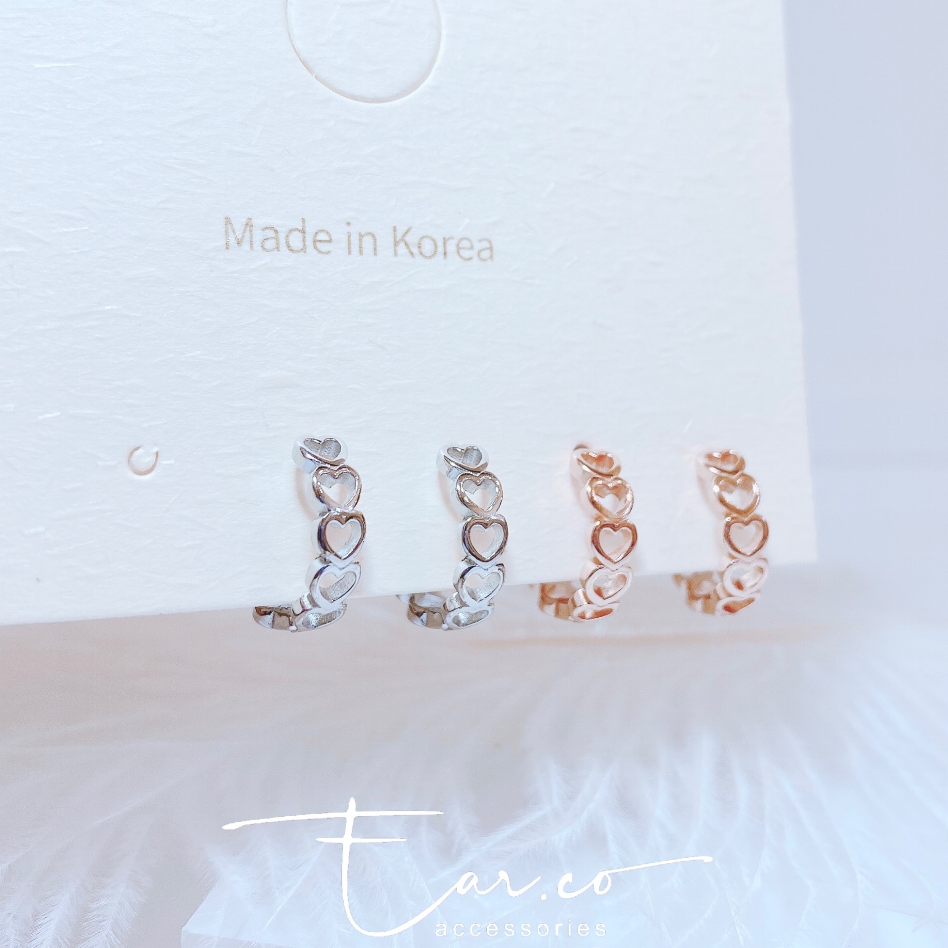 Infinity Heart 純銀耳圈 [睡覺不用脫! ] #A750