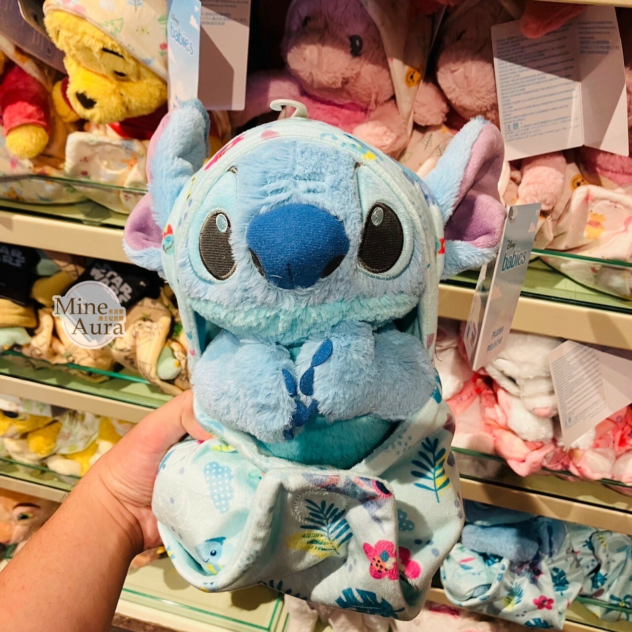 史迪奇 Stitch 寶寶 包巾 娃娃 玩偶 星際寶貝 Lilo & Stitch -香港迪士尼樂園