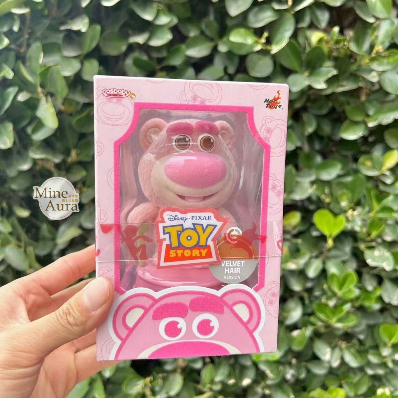 (限時特價) 熊抱哥 Lotso 粉色 限定 迷你珍藏 擺飾品 玩具總動員 Toy Story -上海迪士尼樂園