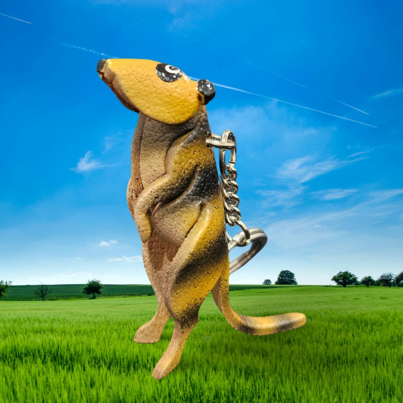 🇹🇭 泰國 HAND MADE牛皮匙扣（丁滿／彭彭） (T1/504)