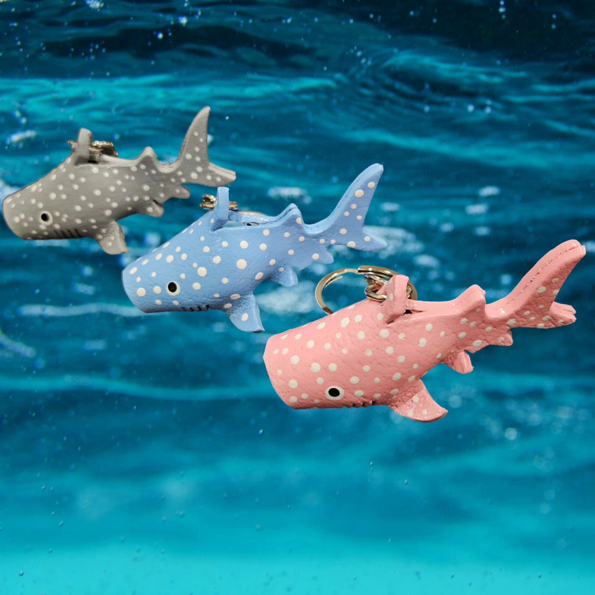 🇹🇭 泰國 HAND MADE牛皮匙扣（鯊魚／八爪魚）(T1/506)