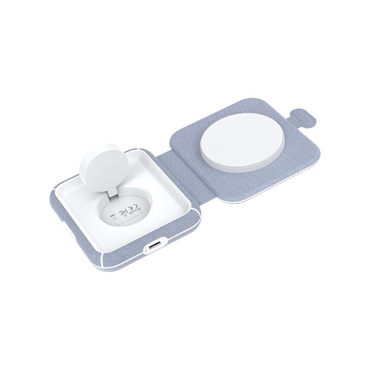 智選家- Choetech T323 MFM MagSafe 2 in 1 摺疊旅行無線充電器