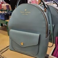 [S] KATE SPADE K8702 SCHUYLER SAFFIANO LEATHER MINI BACKPACK,SMOKY BLUE, 196021369995 (SKS888)
