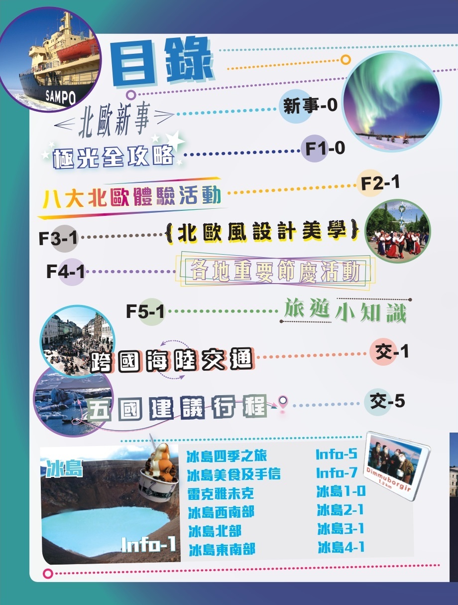 【北歐五國2024-25革新版】|冰島|丹麥|瑞典|挪威|芬蘭|極光|經緯文化旅遊王|歐洲旅遊|旅遊攻略