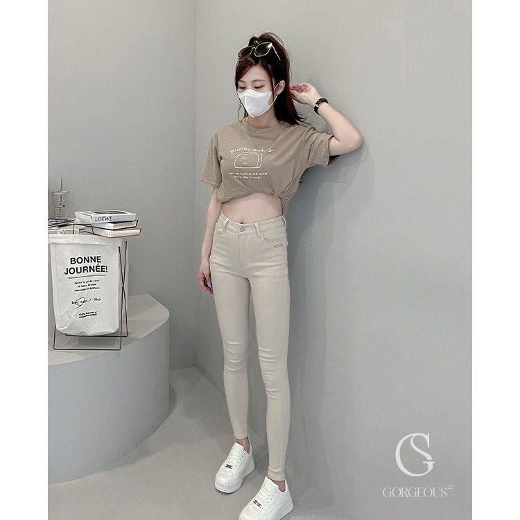 G9228 現貨 「ME LOVE'瘦瘦長腿必BUY爆彈長褲」