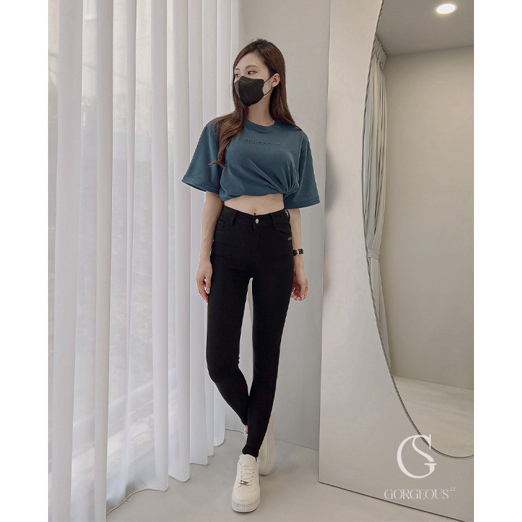 G9228 現貨 「ME LOVE'瘦瘦長腿必BUY爆彈長褲」