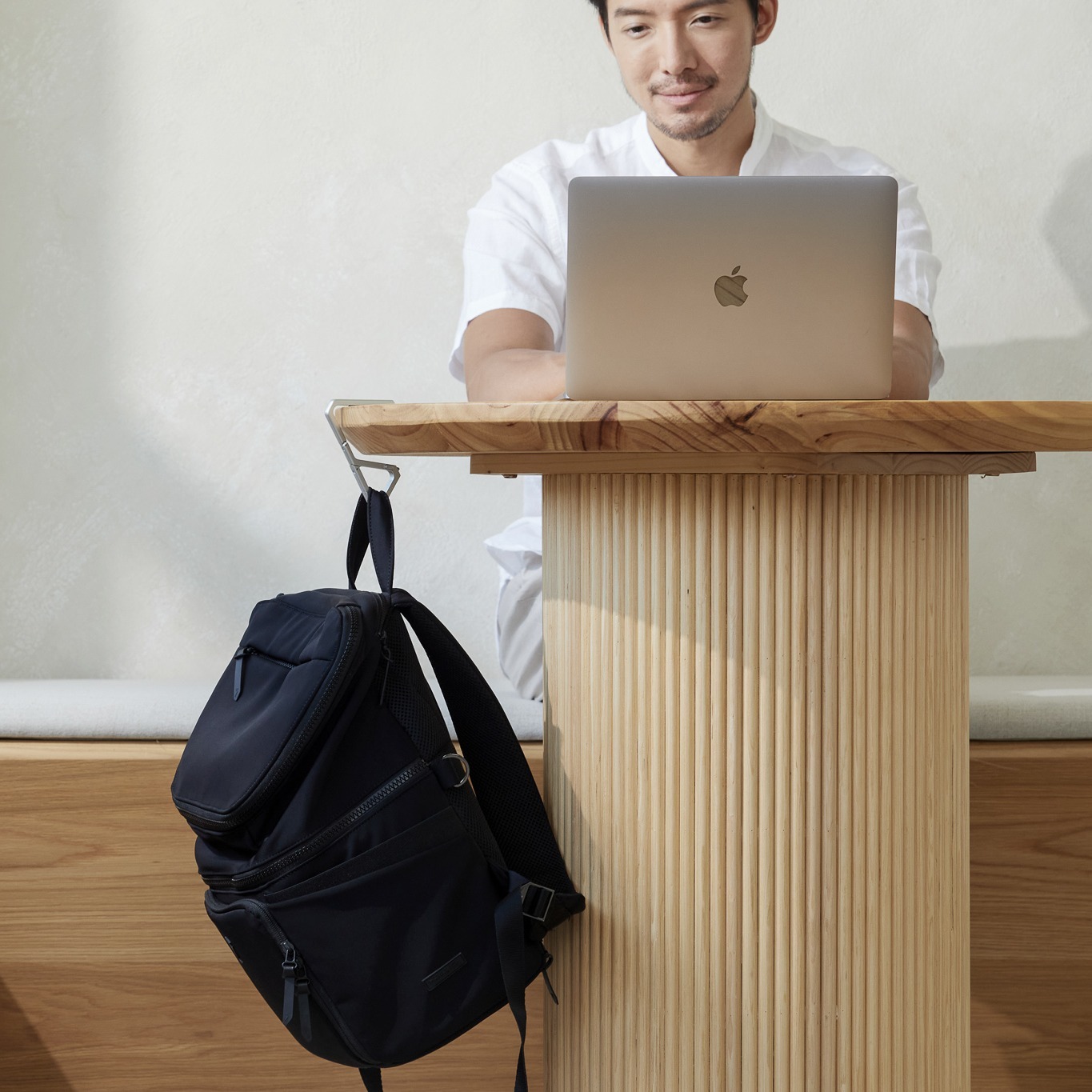 【Dauson lab.】SPACEFOLD 20L 時空折疊育兒包 - 經典黑