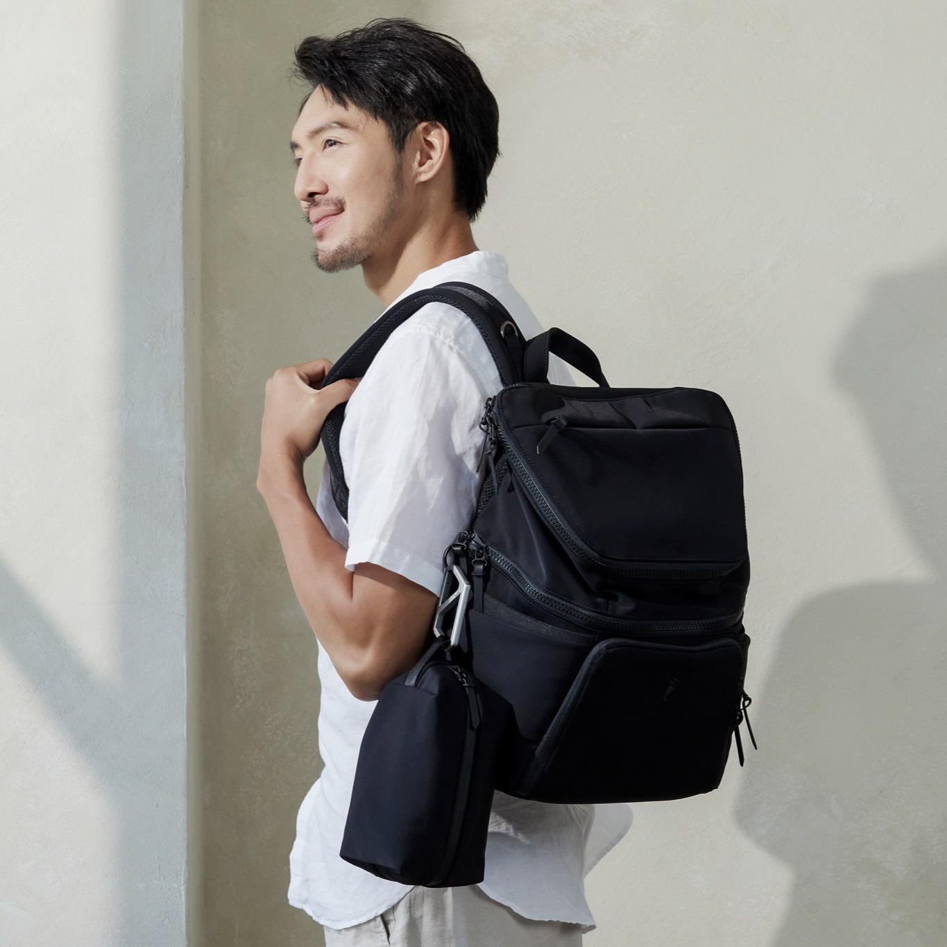 煙波┃Dauson lab.】SPACEFOLD 20L 時空折疊育兒包- 經典黑