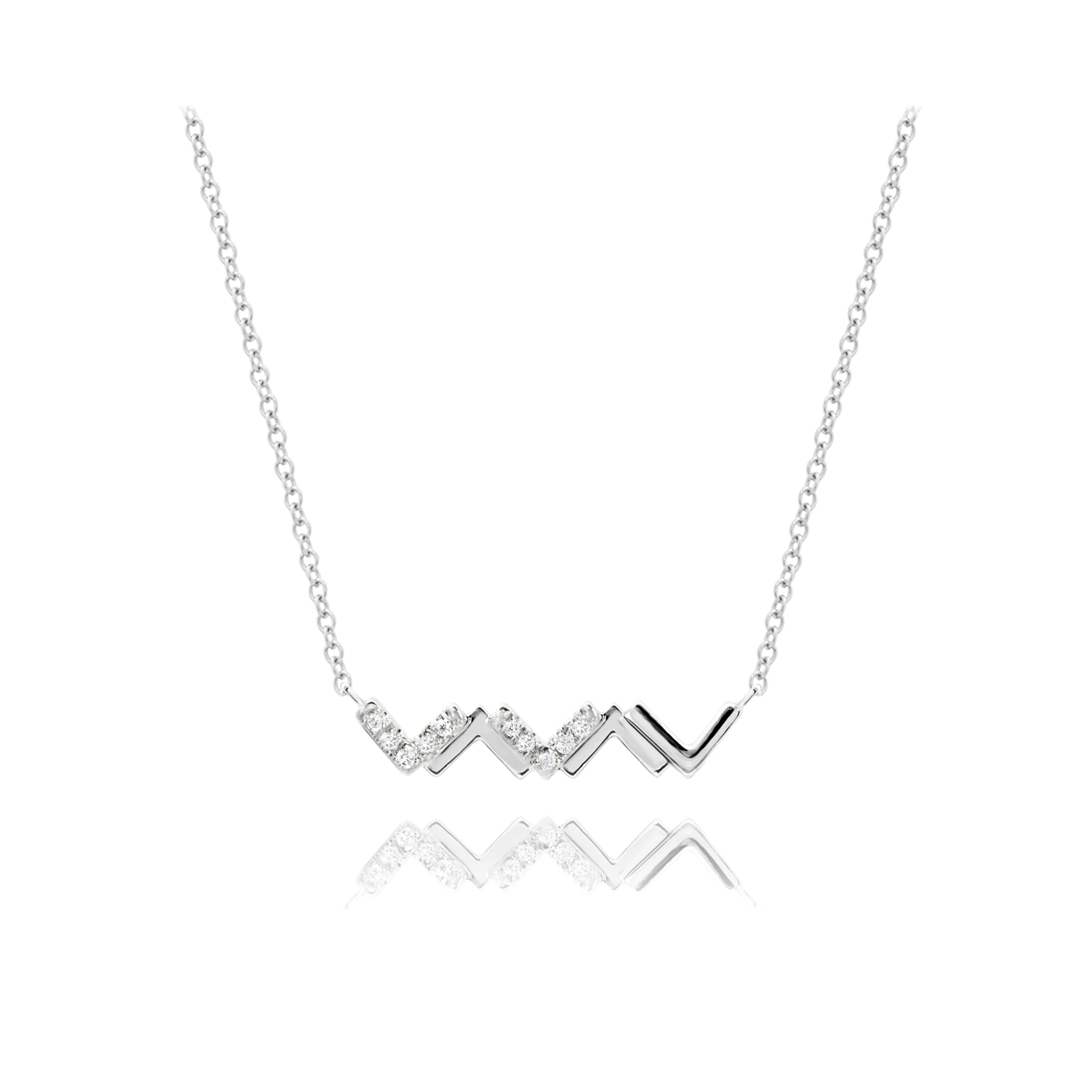 Zigzags V Necklace