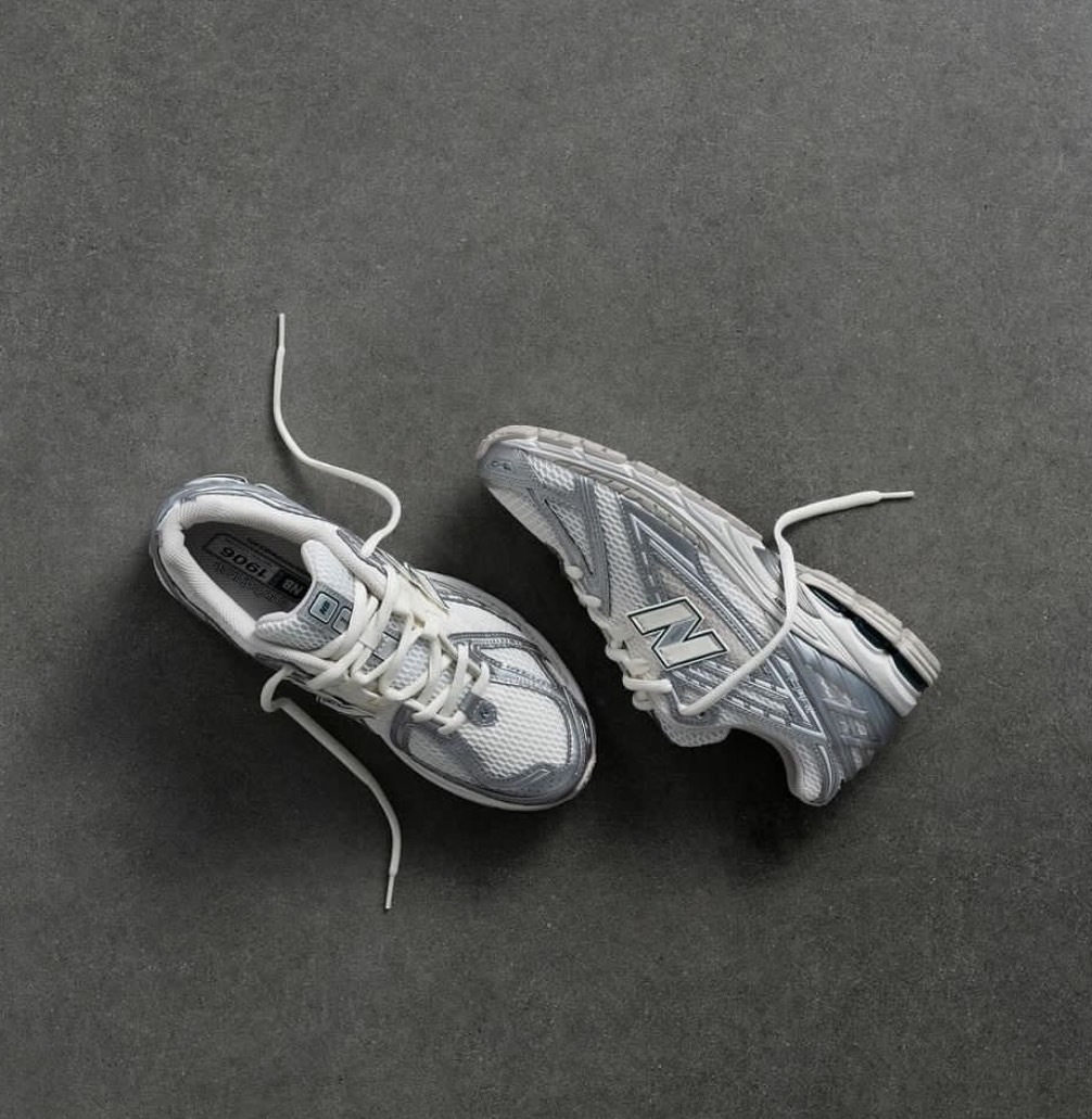 NEW BALANCE NB 1906 白灰銀 Y2K 復古 情侶鞋 男女 M1906REE