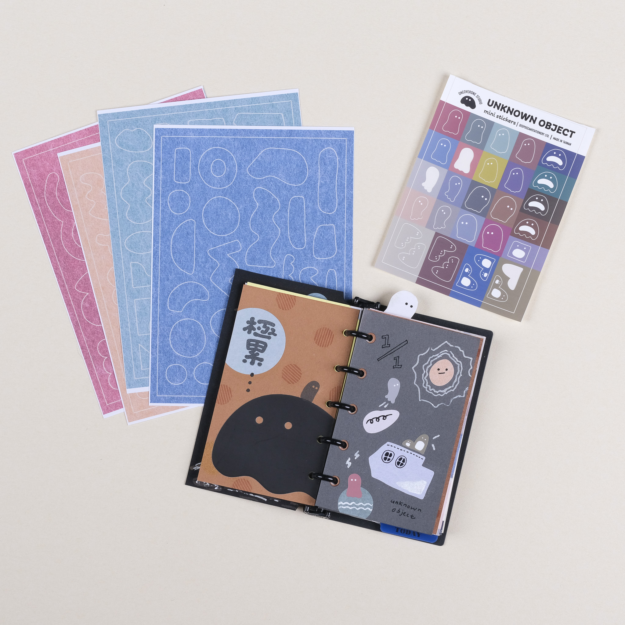 Varied Shape Sticker Pack /oneoverone studio/TAIWAN