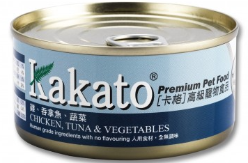 KAKATO 雞、吞拿魚、蔬菜 170g x 48罐