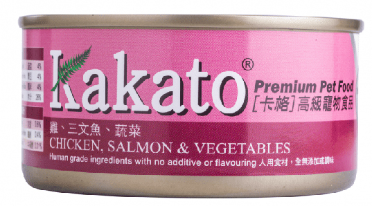 KAKATO 雞、三文魚、蔬菜 170g x 48罐