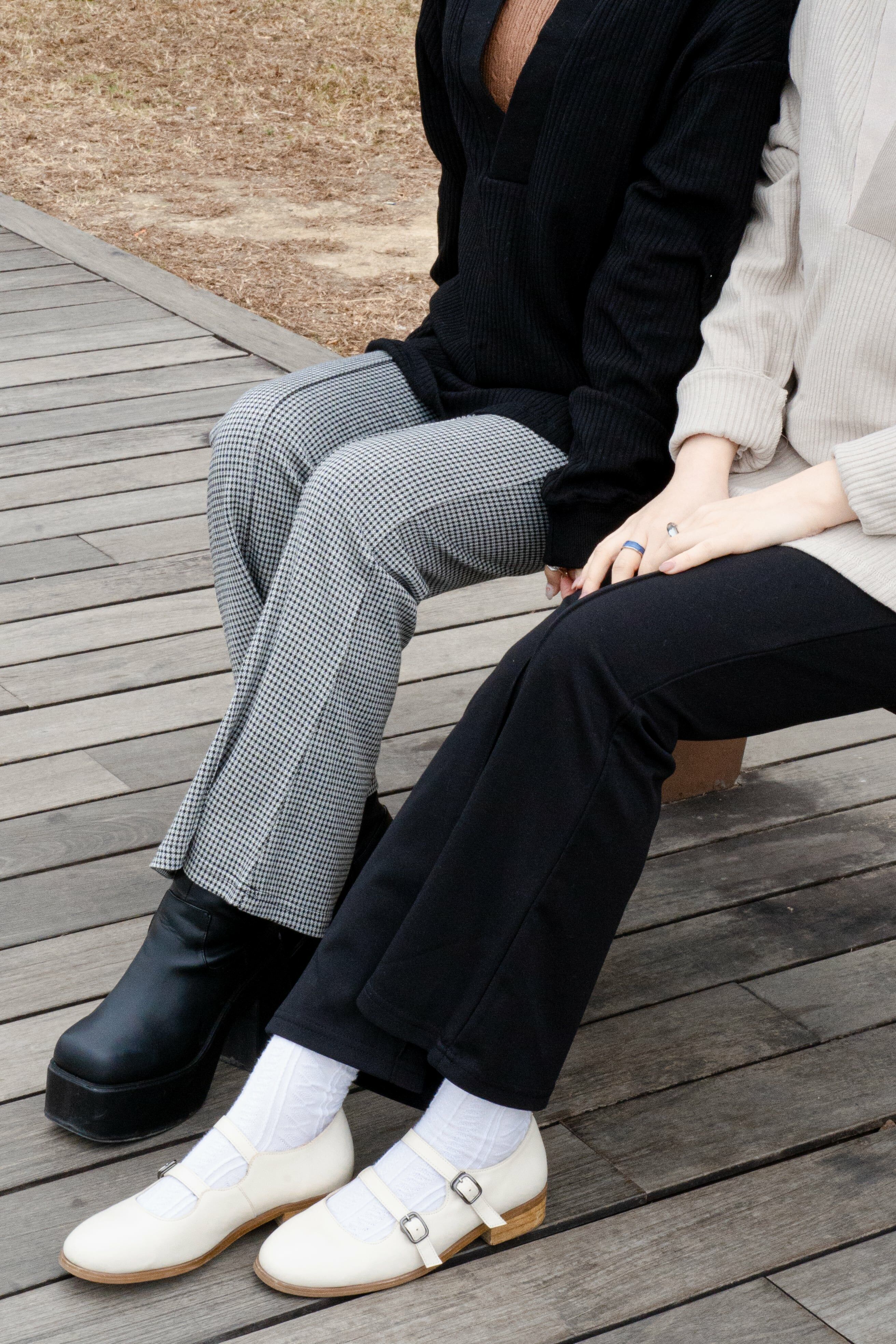 秋冬～修腳微喇叭褲 - TR9362