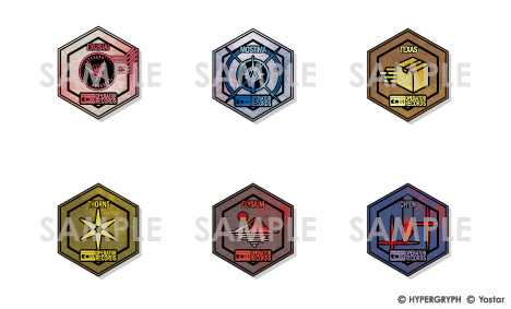 「ACG.GO」「預購」明日方舟 記録褒章金屬徽章SET A