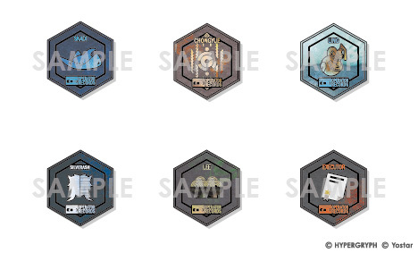 「ACG.GO」「預購」明日方舟 記録褒章金屬徽章SET B