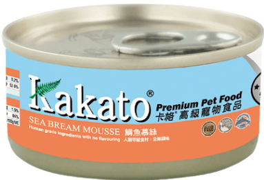 KAKATO鯛魚慕絲 70g x 48罐