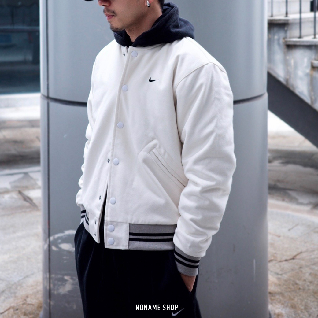 NIKE VARSITY JACKET 羊毛 條紋 刺繡 棒球外套 三色 (男款)