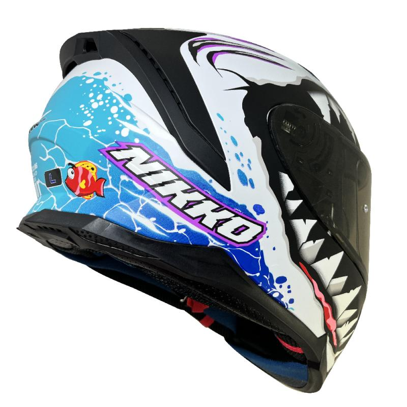 NIKKO N-806 II #17 慄懍鯊魚全罩式安全帽｜安信騎士