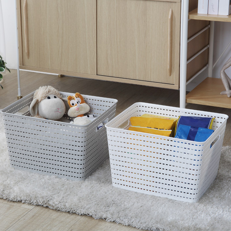 編織收納籃/附把手 35x22.3x29cm