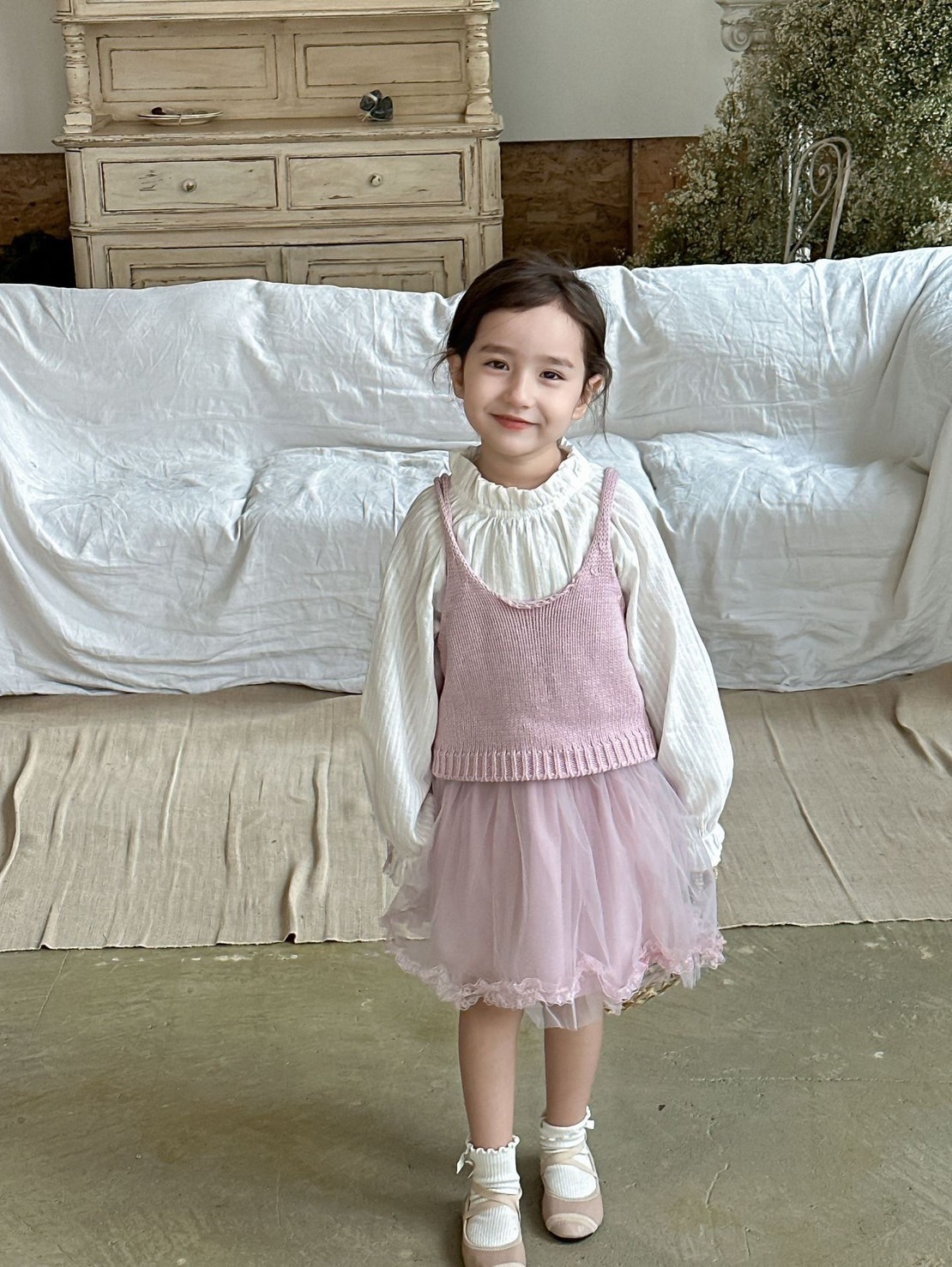 小立領宮廷感上衣