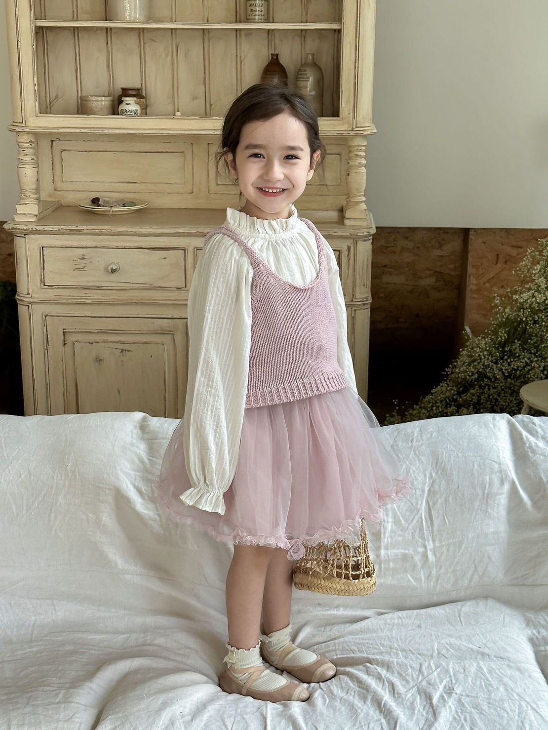 小立領宮廷感上衣