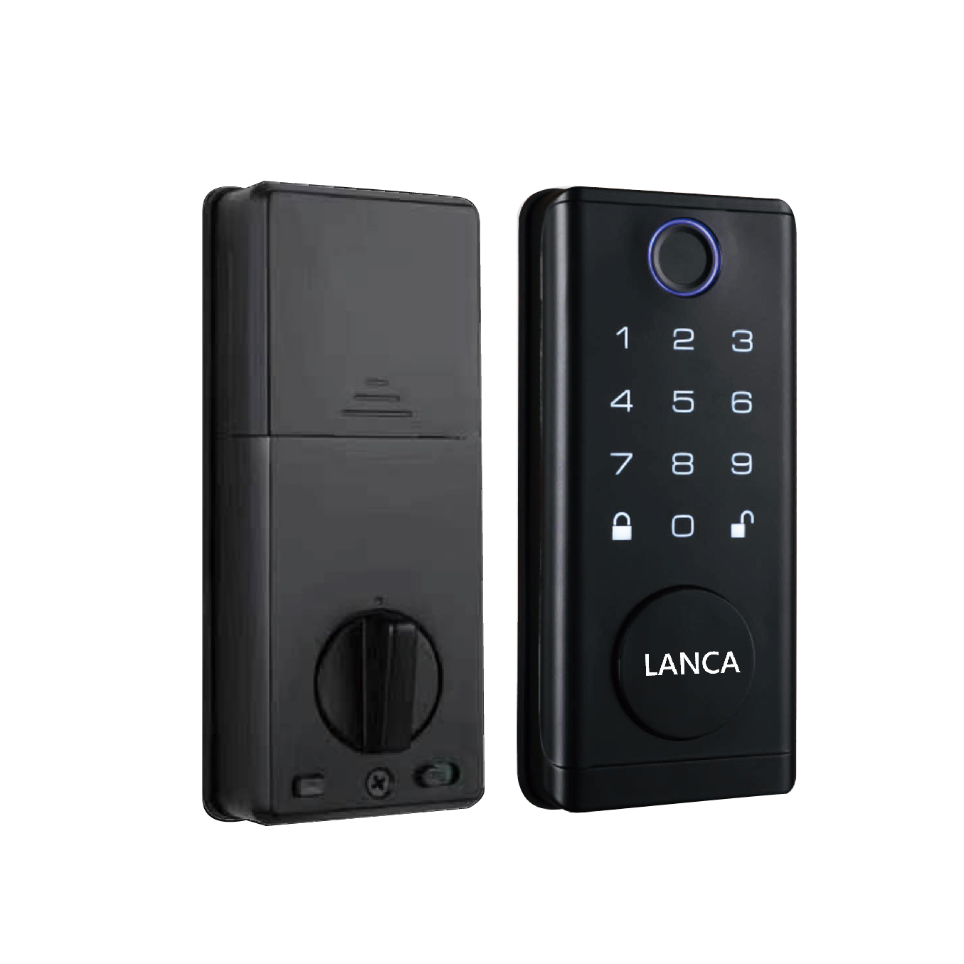 含基本安裝 臺灣製造 LANCA 五合一智能電子鎖 ED-260S 【保固24個月】套房鎖 悠遊卡感應開鎖 自動上鎖 密碼開鎖