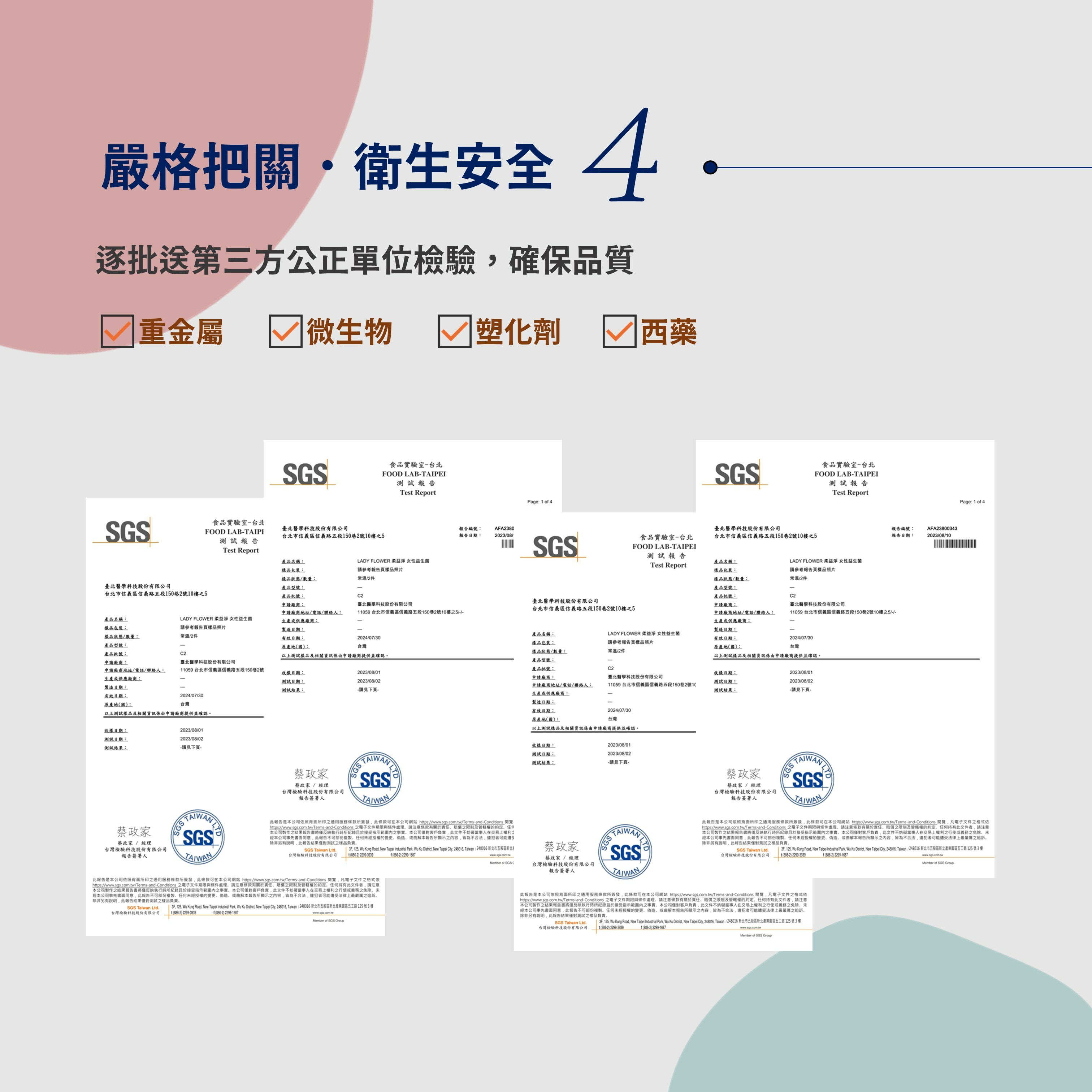 SGS檢驗通過