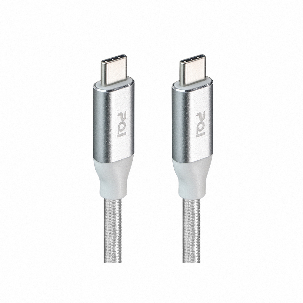 【PQI勁永】qCable C100 USB-C to C 100公分 60W 編織快充線