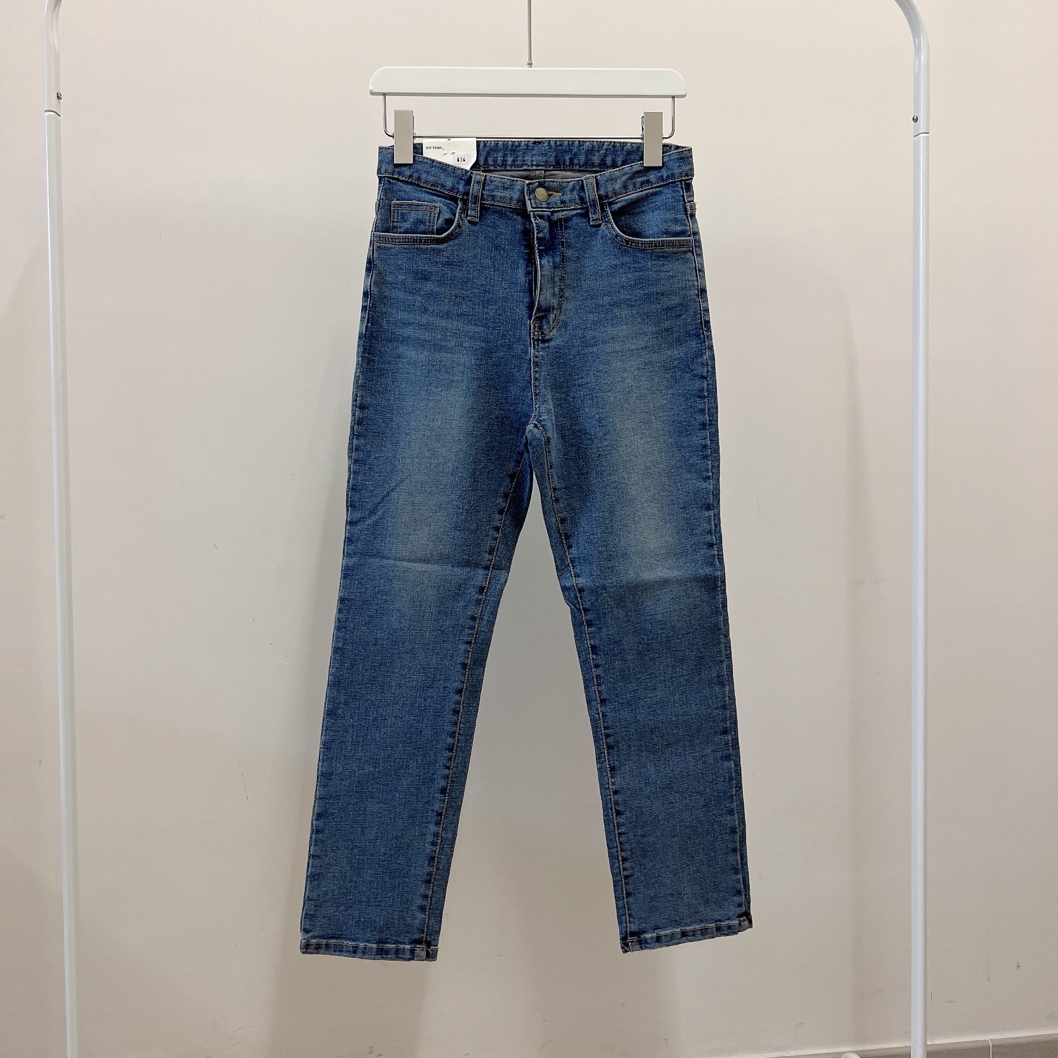 現貨 | 復古刷白修身牛仔褲