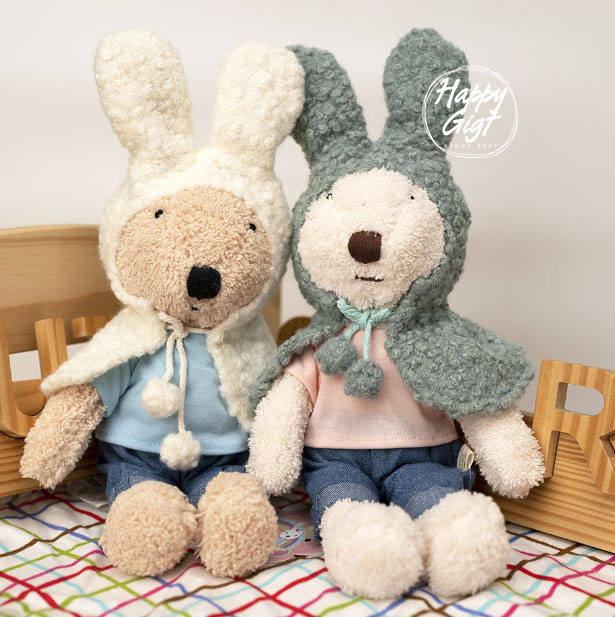 法國兔,砂糖兔,毛斗篷款